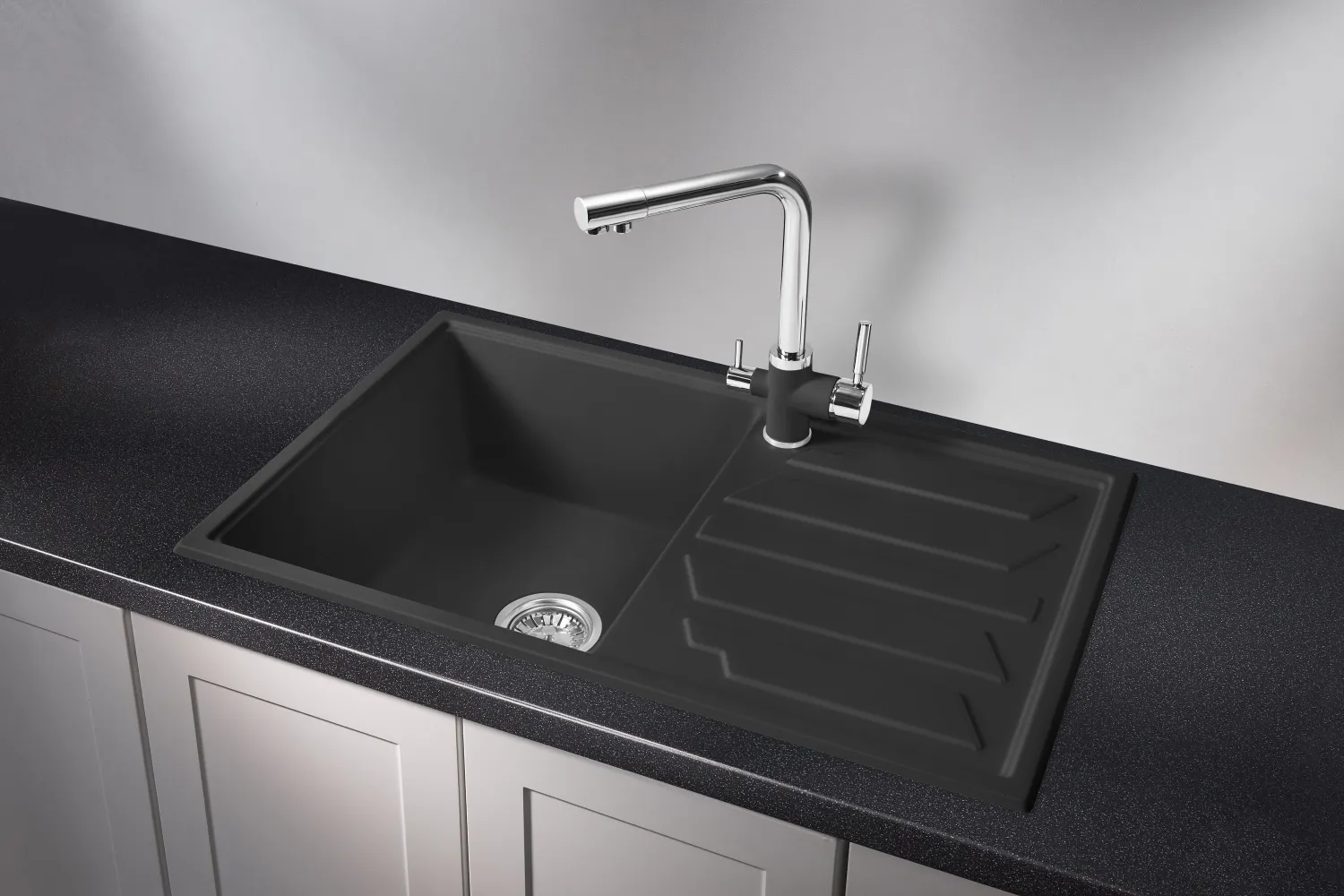 Мойка для кухни Granula 8002 алюминиум, 80х50 см, прямоугольная