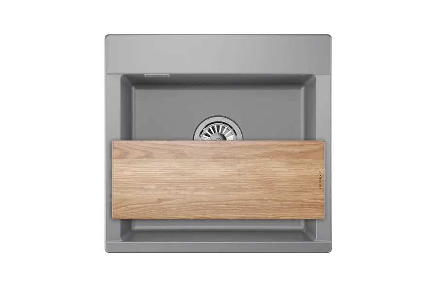 Мойка для кухни Granula Estetica 5201 алюминиум, 52х50 см, прямоугольная