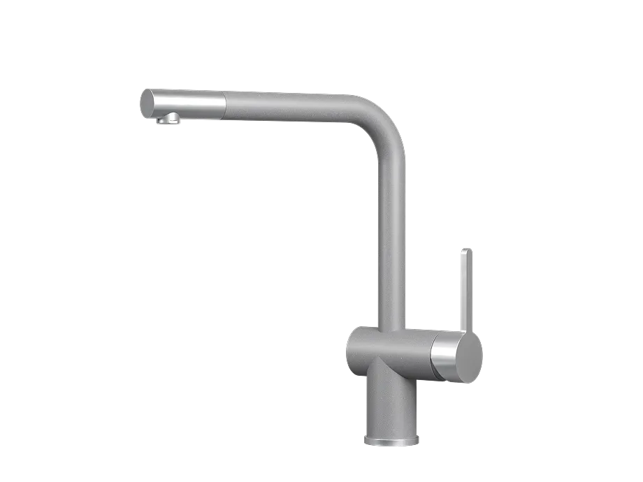 Смеситель для кухни Granula 5017 алюминиум