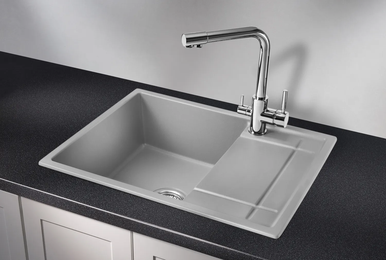 Мойка для кухни Granula 6501 алюминиум, 65,5х50 см, прямоугольная