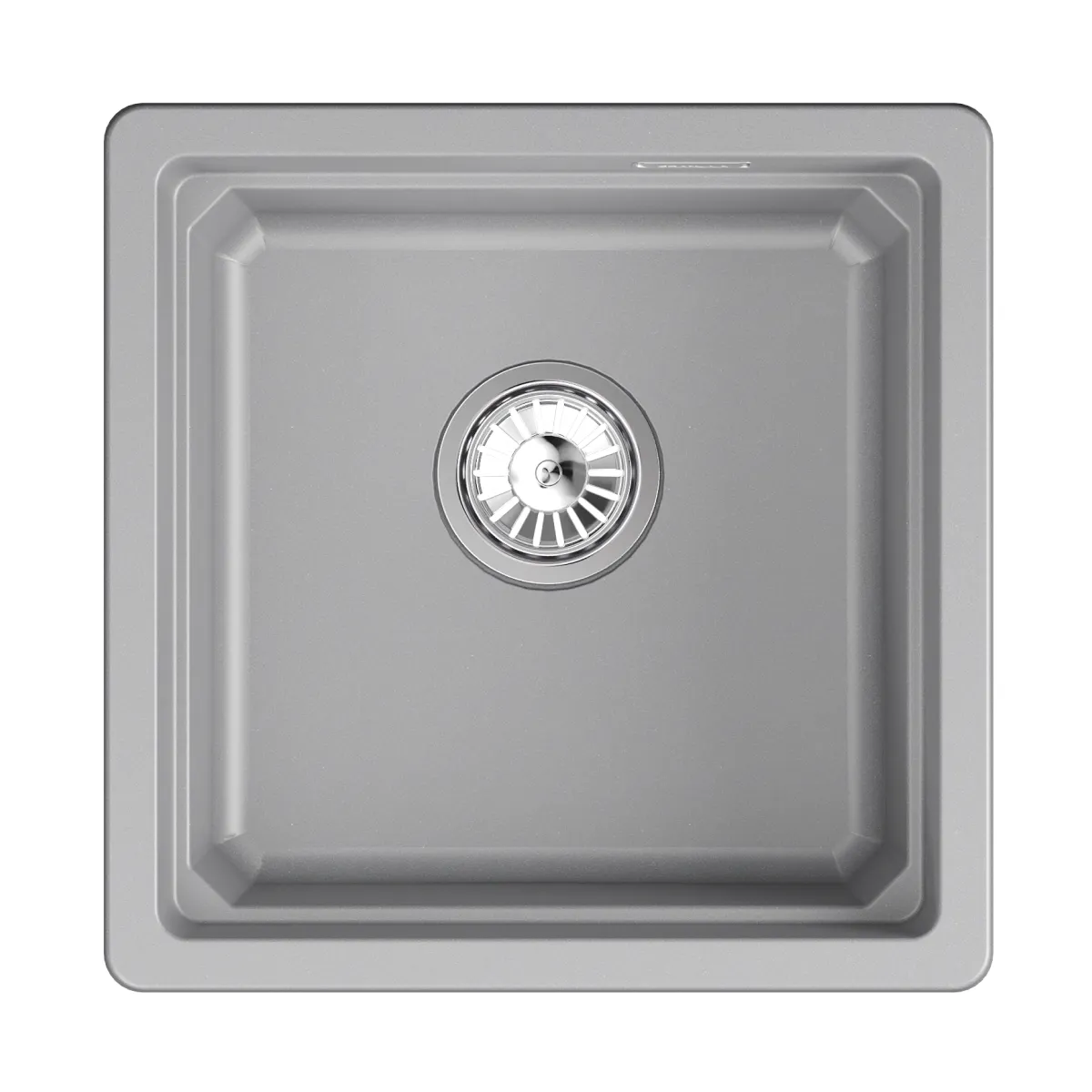 Мойка для кухни Granula Kitchen Space 4501iU алюминиум, 45х45 см, квадратная