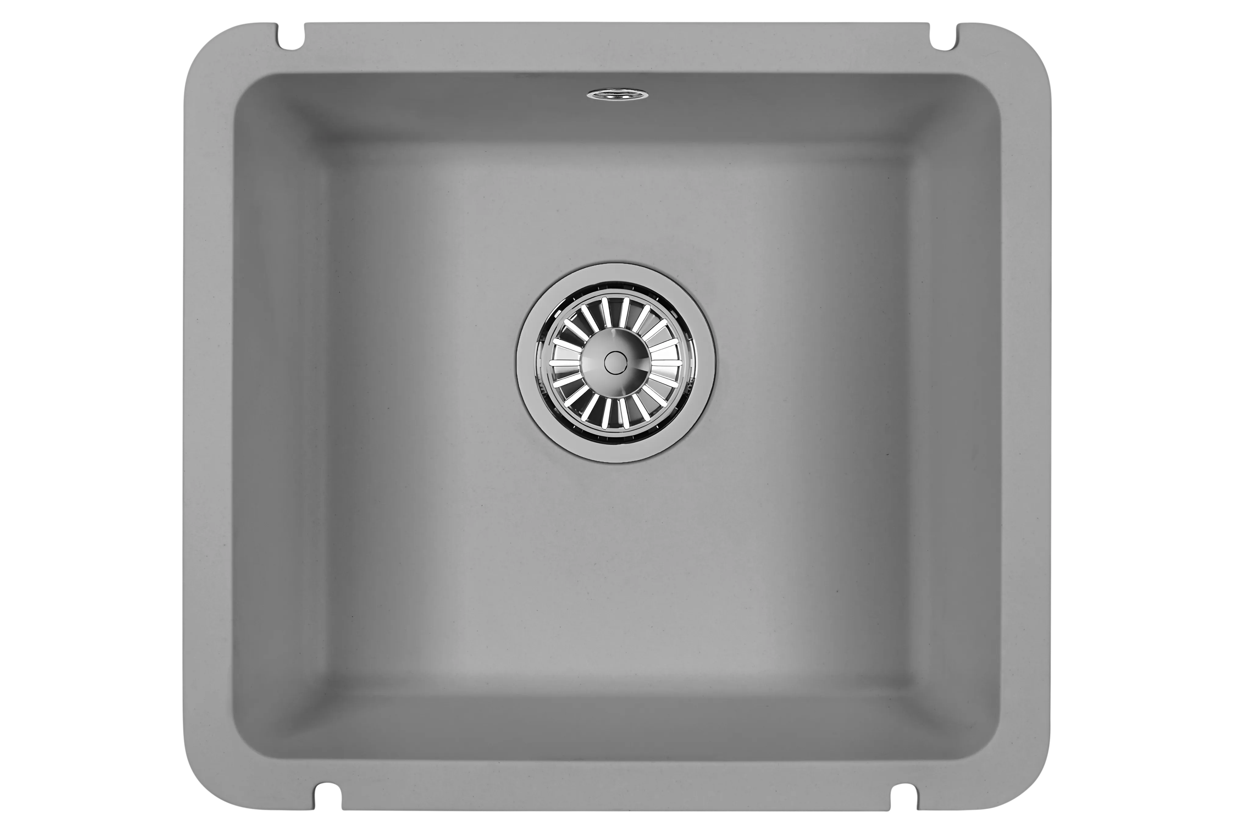 Мойка для кухни Granula 3601 алюминиум, 45,5х41,5 см, квадратная