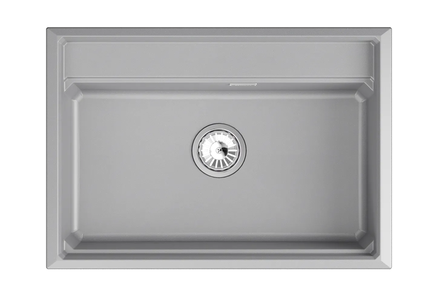 Мойка для кухни Granula Kitchen Space 7301i алюминиум, 73х51 см, прямоугольная