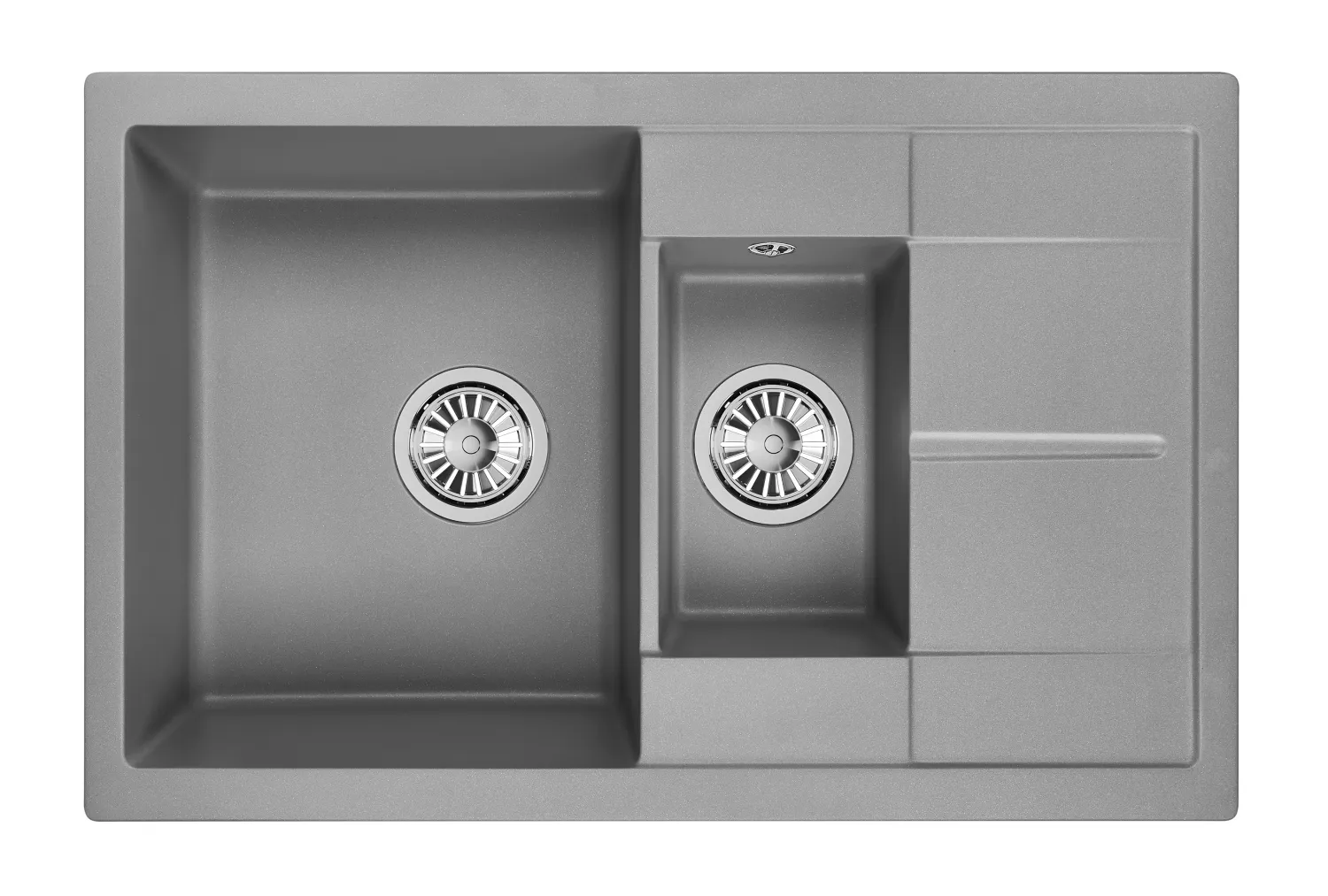 Мойка для кухни Granula 7802 алюминиум, 78х50 см, прямоугольная