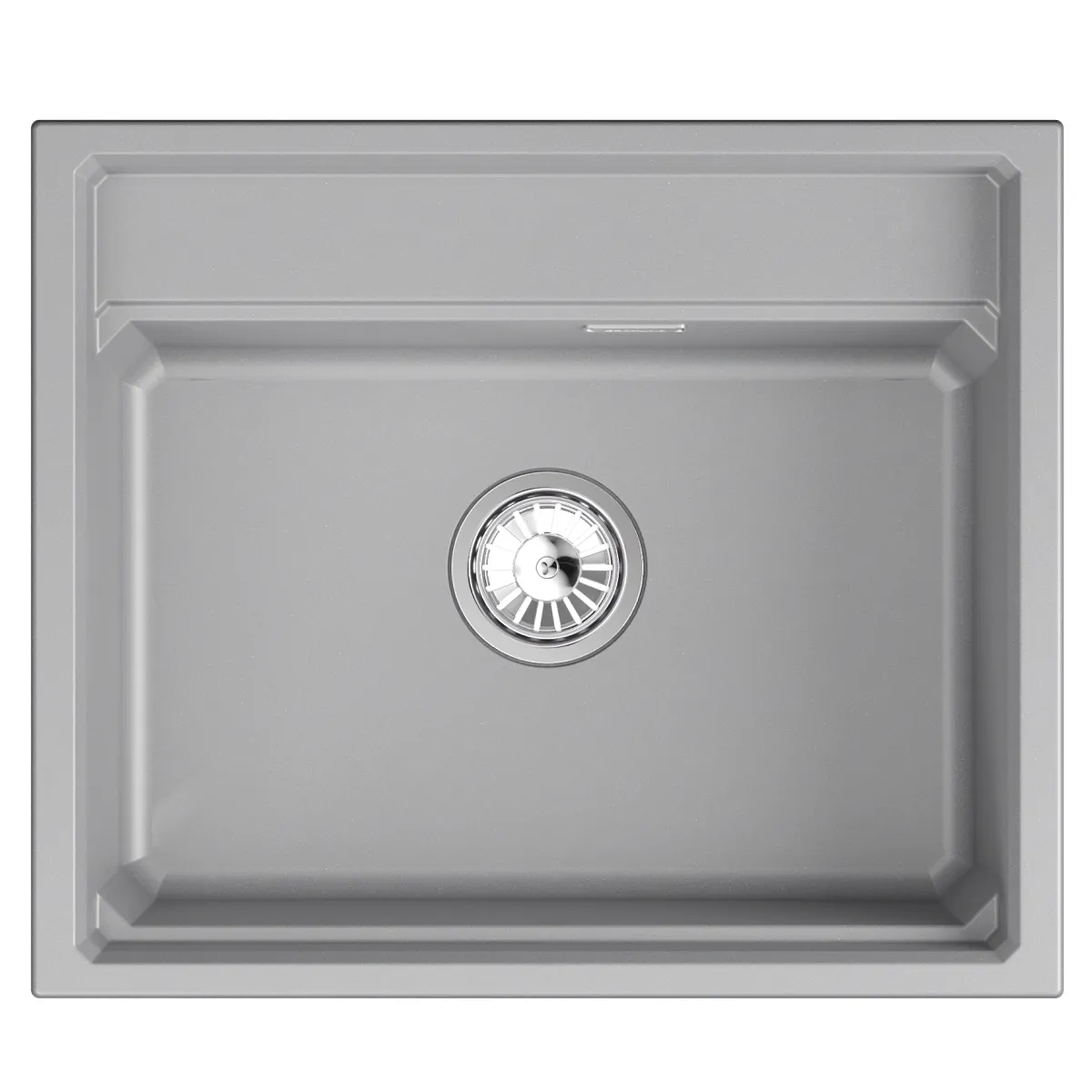 Мойка для кухни Granula Kitchen Space 6003i алюминиум, 60х51 см, прямоугольная