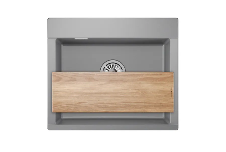 Мойка для кухни Granula Estetica 5804 алюминиум, 58х50 см, прямоугольная