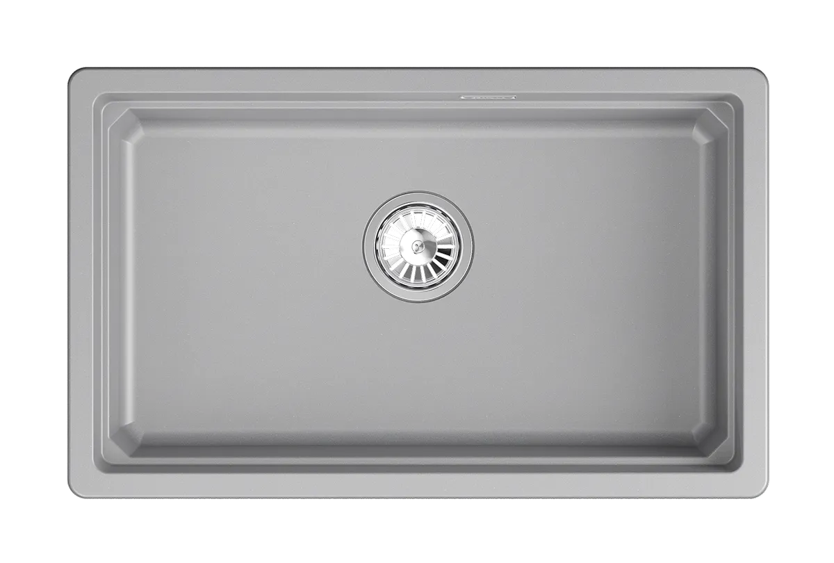 Мойка для кухни Granula Kitchen Space 7303iU алюминиум, 73х45 см, прямоугольная