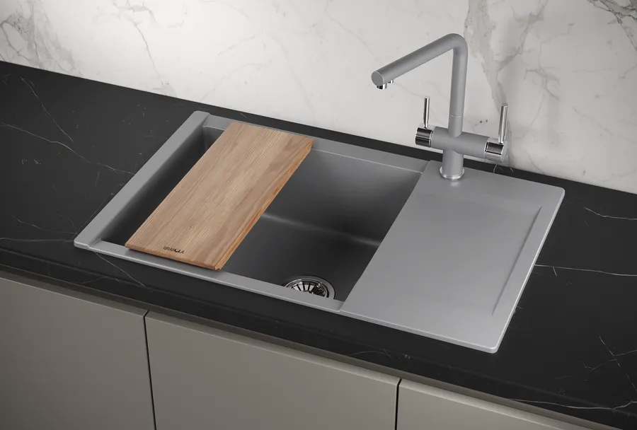 Мойка для кухни Granula Estetica 7807 алюминиум, 78х50 см, прямоугольная