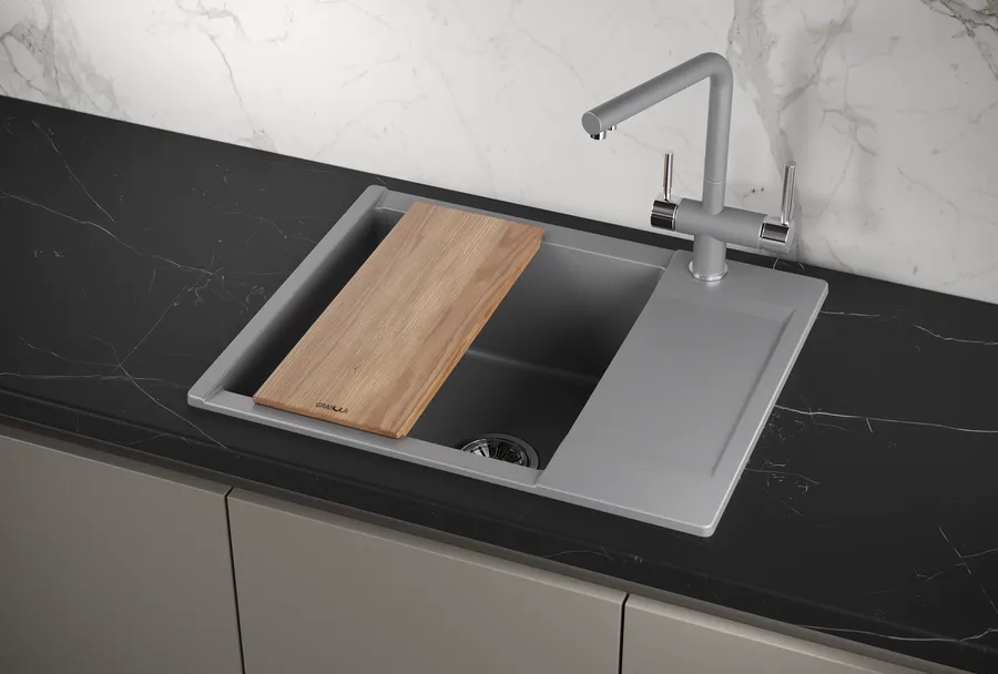 Мойка для кухни Granula Estetica 6202 алюминиум, 62х50 см, прямоугольная