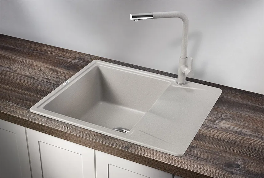 Мойка для кухни Granula 6201 БАЗАЛЬТ, 62х50 см, прямоугольная