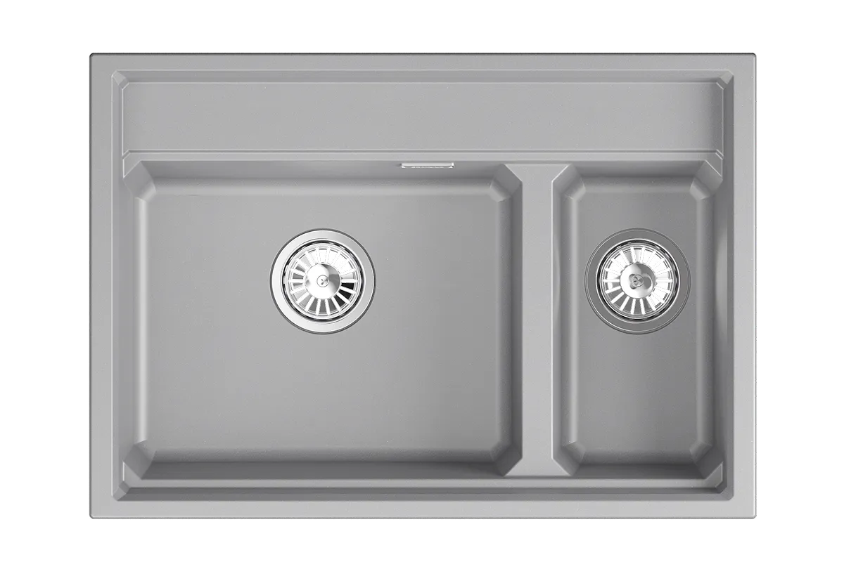 Мойка для кухни Granula Kitchen Space 7302i алюминиум, 73х51 см, прямоугольная