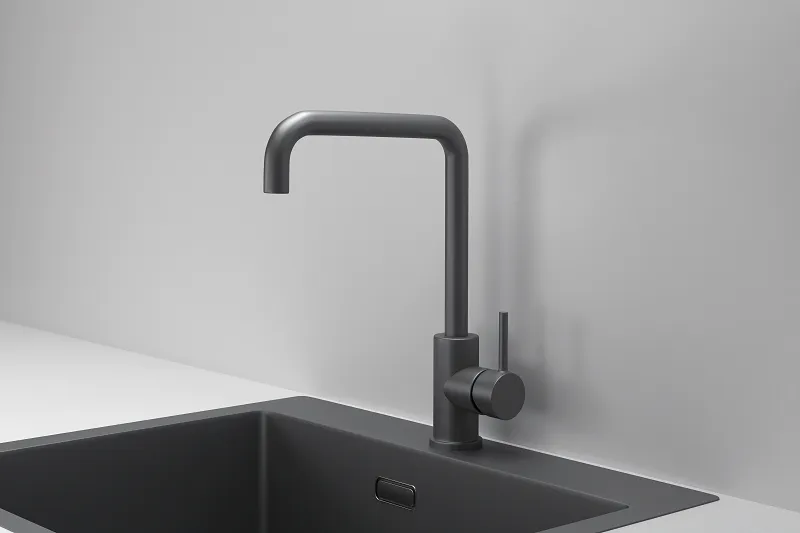 Смеситель для кухни Granula Kitchen Space 7110 графит матовый