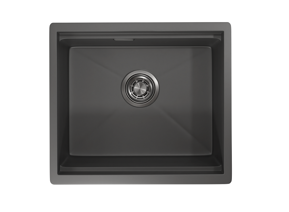 Мойка для кухни Granula Kitchen Space 5045U графит матовый, 50х44,5 см, прямоугольная
